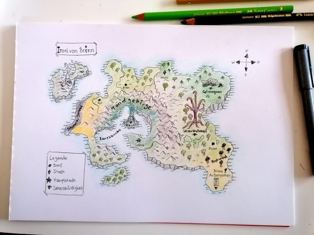 "Fantasy-Karten zeichnen lernen" für Erwachsene, Kursnummer: ML/26/2